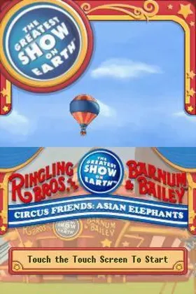 Ringling Bros. and Barnum & Bailey - It's My Circus - Elephant Friend (Europe) (En,Fr,De,Es,It) screen shot title